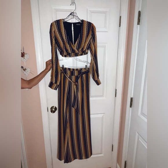 BRAND NEW 🔥 FASHION NOVA ISLAND IN THE SUN MATCHING SET (crop top and pants) - Picture 7 of 16